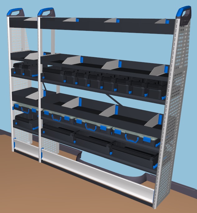 Sortimoblock MAN TGE L4 Heckantrieb Hochdach rechts 2