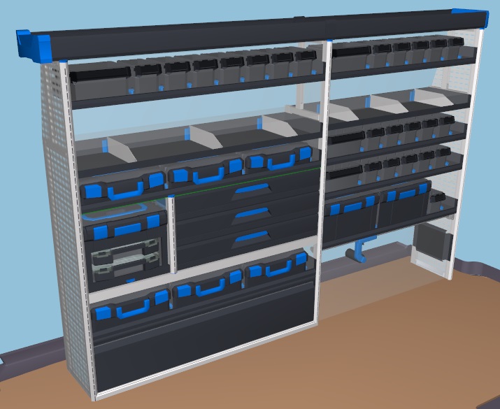 Sortimoblock MAN TGE L3 Heckantrieb Hochdach links 3