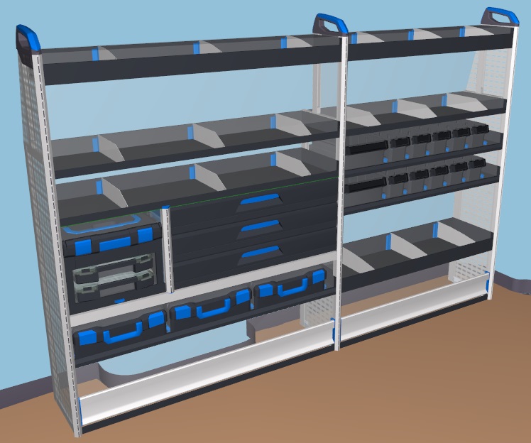 Sortimoblock MAN TGE L3 Heckantrieb Hochdach links 2