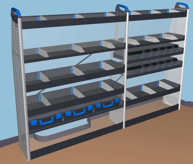 Sortimoblock MAN TGE L3 Heckantrieb Hochdach links 1